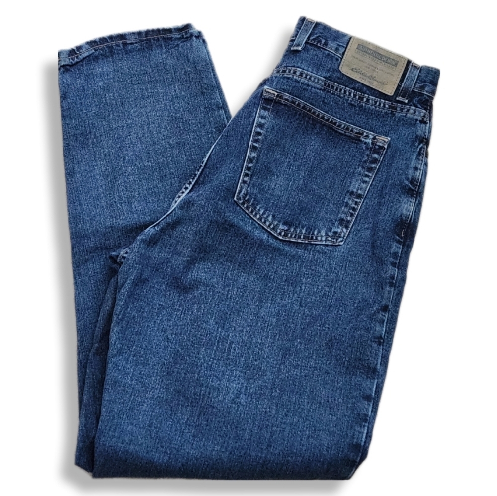 Eddie Bauer Authentic Denim Finest Quality, Durable & Long-Lasting Blue Jeans 14